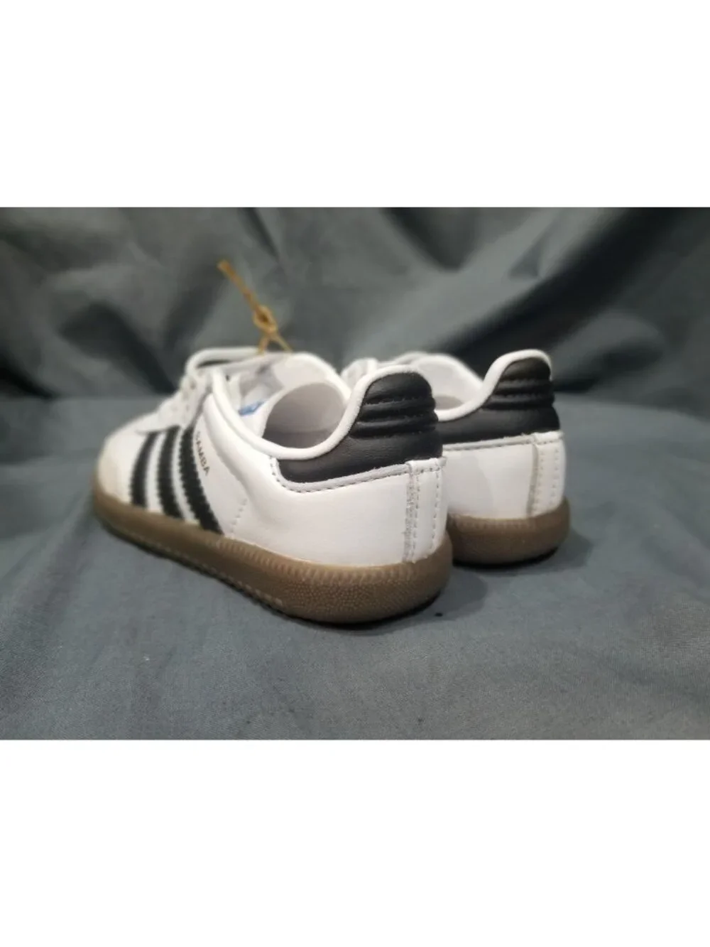 Adidas Samba OG EL I  Sneakers  White Black Size 9 Toddler NEW NO BOX!
